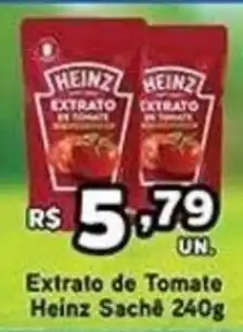 Cidade Supermercados Extrato de Tomate Heinz Sachê oferta