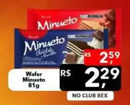 Supermercados Rex Wafer Minueto oferta