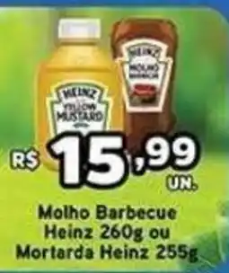 Cidade Supermercados molho barbecue heinz ou mortarda heinz oferta