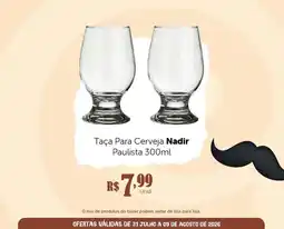 Comercial Esperança Taça Para Cerveja Nadir Paulista oferta