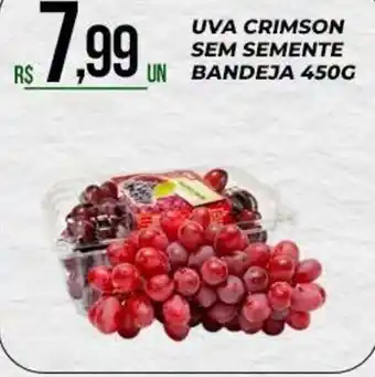Supermercado Precito Uva crimson sem semente oferta