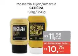 Supermercados Mundial Mostarda dijon/amarela cepera oferta