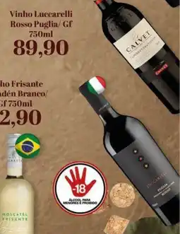 Supermercados Tauste Vinho Luccarelli Rosso Puglia/ Gf oferta