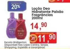 Loção Deo Hidratante Paixão Fragrâncias