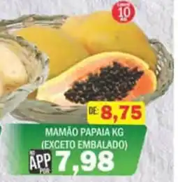 Supermercados Mendonça Mamão papaia oferta