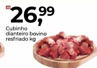 Frangolândia Cubinho dianteiro bovino resfriado 1kg oferta