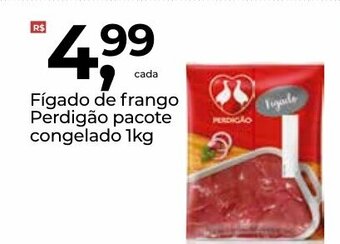 Frangolândia Figado de Frango perdigao pacote congelado 1kg oferta
