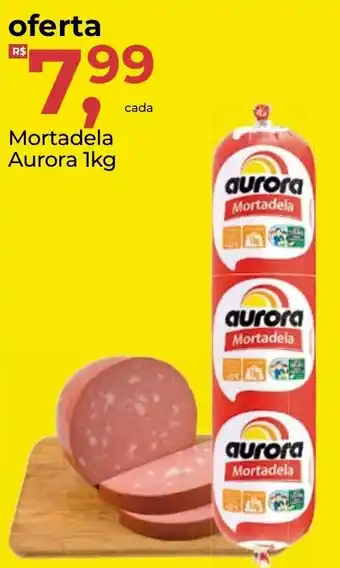 Frangolândia Mortadela Aurora 1kg oferta