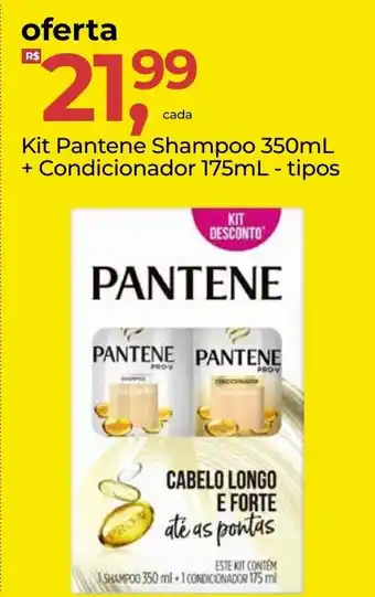 Frangolândia Kit Pantene Shampoo 350ml + Condicionador 175ml tipos oferta