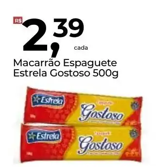 Frangolândia Macarrao espaguete Estrela Gostoso 500g oferta