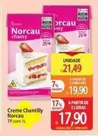 Atacadão Norcau - creme chantilly oferta