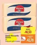 Atacadão Davaca - queijo mussarela oferta