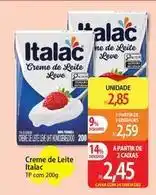 Atacadão Italac - creme de leite oferta