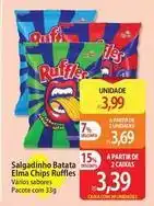 Atacadão Elma - salgadinho batata chips ruffles oferta