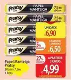Atacadão Pratsy - papel manteiga oferta