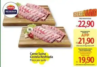 Atacadão Seara - carne suina costela resfriada oferta