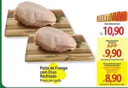Atacadão Máximo - peito de frango com osso reffriado oferta