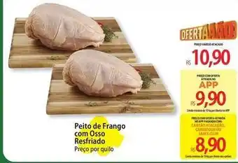 Máximo - peito de frango com osso reffriado