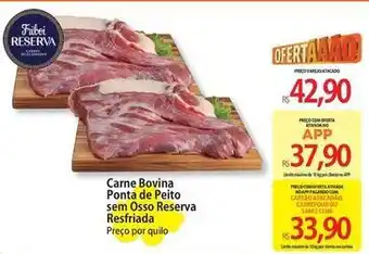 Friboi - carne bovina ponta de peito sem osso reserva resfriada