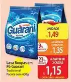 Atacadão Guarani - lava roupas em pó oferta