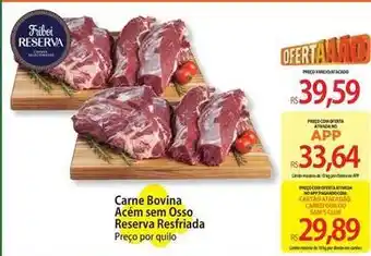 Friboi - carne bovina acème sem osso reserva resfriada