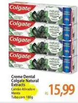 Atacadão Colgate - creme dental natural extracts oferta