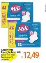 Atacadão Mili - absorvente proteção total oferta