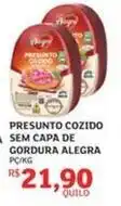 Assaí Atacadista Alegra - presunto cozido sem capa de gordura oferta