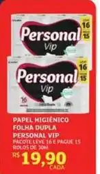 Assaí Atacadista Personal - papel higiênico folha dupla vip oferta
