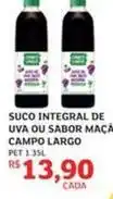 Assaí Atacadista Campo largo - suco integral de uva ou sabor maca oferta