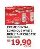 Assaí Atacadista Colgate - creme dental luminous white brilliant oferta