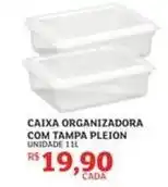 Assaí Atacadista Pleion - caixa organizadora com tampa oferta