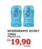 Assaí Atacadista Secret - desodorante tipos oferta