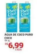 Assaí Atacadista Puro coco - água de coco puro coco oferta