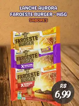 Serrano Supermercado Lanche aurora faroeste burger oferta