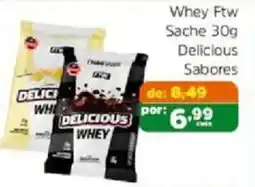 Supermercados Joanin Whey Ftw Sache 30g Delicious Sabores oferta