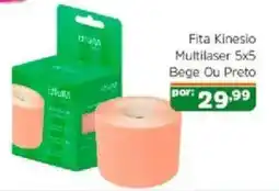Supermercados Joanin Fita Kinesio Multilaser 5x5 oferta