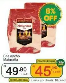 Giga Atacado Bife ancho Maturatta oferta