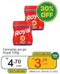 Giga Atacado Fermento em pó royal oferta
