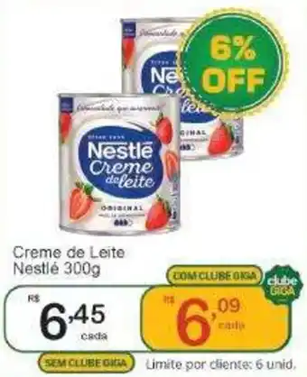 Giga Atacado Creme de Leite Nestlé oferta
