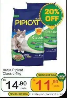Giga Atacado Areia pipicat classic oferta
