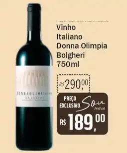 Festval Vinho Italiano Donna Olimpia Bolgheri oferta