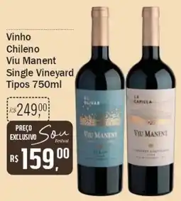 Festval Vinho chileno viu manent single vineyard oferta