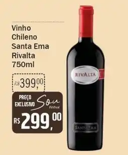 Festval Vinho chileno santa ema rivalta oferta