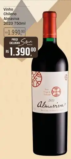 Festval Vinho chileno almaviva oferta