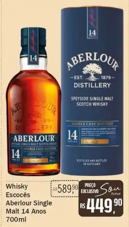 Festval Whisky Escocês Aberlour Single Malt 14 Anos oferta