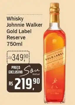 Festval Whisky Johnnie Walker Gold Label Reserve oferta