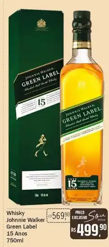 Festval Whisky Johnnie Walker Green Label 15 Anos oferta