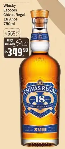 Festval Whisky Escocês Chivas Regal 18 Anos oferta