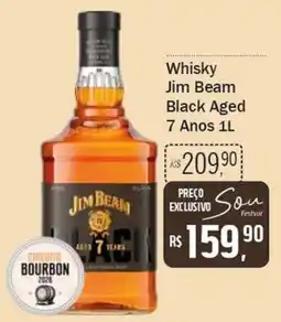 Festval Whisky jim beam black aged 7 anos oferta